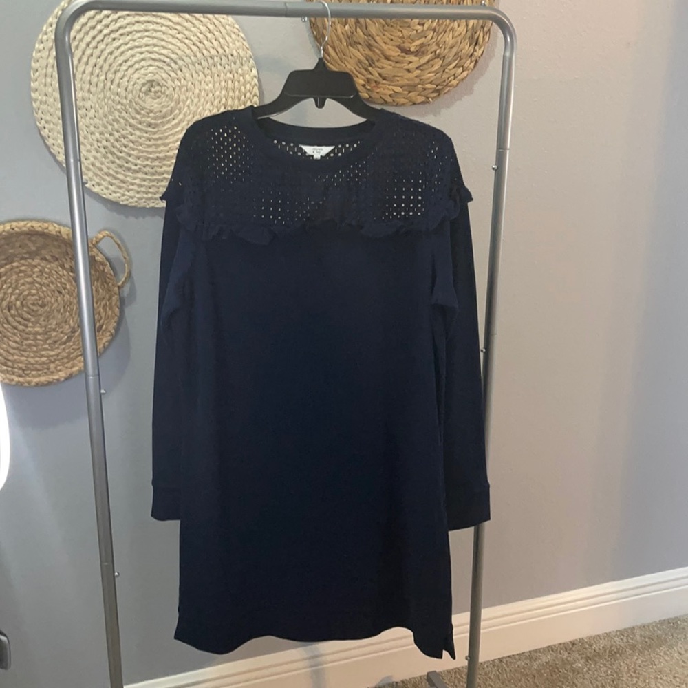 Navy blue Crown and Ivy sweater dress